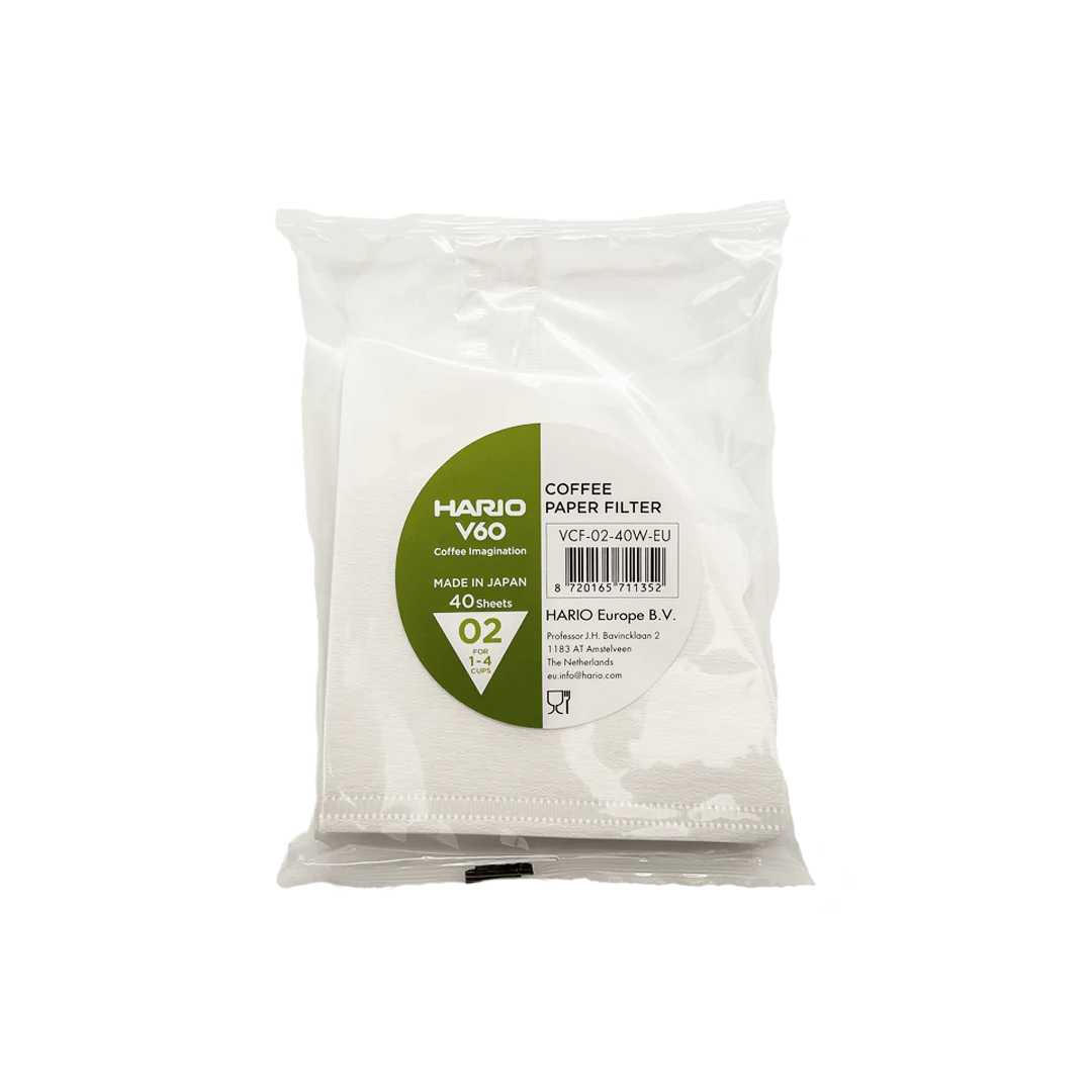 Hario V60 02 Bagged Paper Filters 40pcs