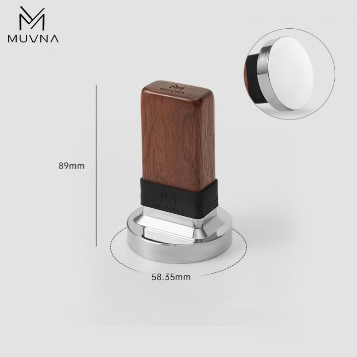 Muvna Precision Tamper Wood + Steel 58.35mm